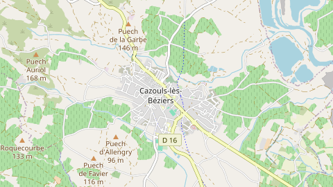Carte de localisation de l'évènement