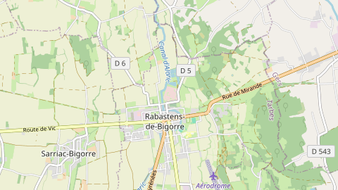 Carte de localisation de l'évènement