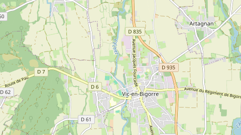 Carte de localisation de l'évènement