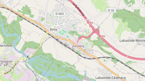 Carte de localisation de l'évènement