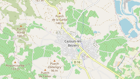 Carte de localisation de l'évènement