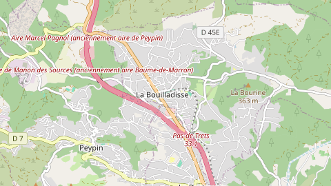 Carte de localisation de l'évènement