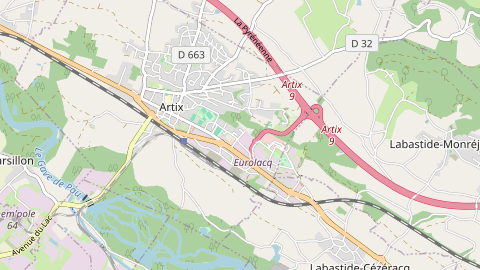 Carte de localisation de l'évènement