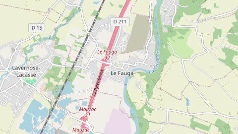 Carte de localisation de l'évènement
