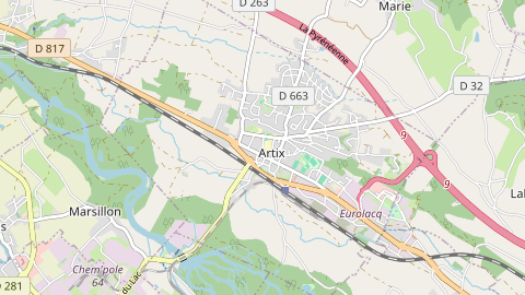 Carte de localisation de l'évènement