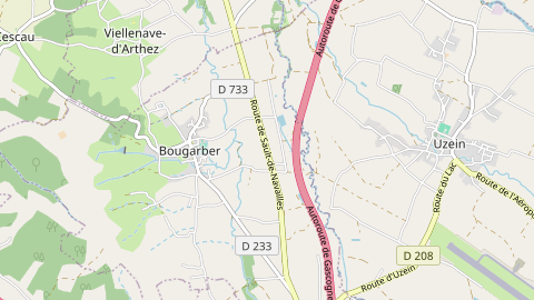Carte de localisation de l'évènement