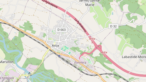 Carte de localisation de l'évènement