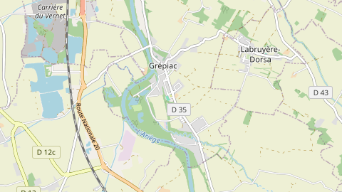 Carte de localisation de l'évènement