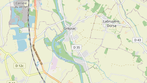 Carte de localisation de l'évènement