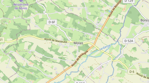 Carte de localisation de l'évènement