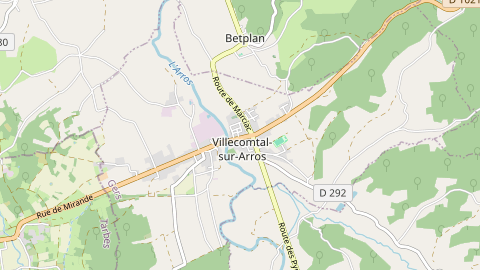 Carte de localisation de l'évènement