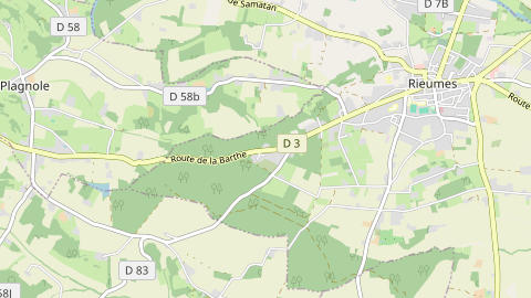 Carte de localisation de l'évènement