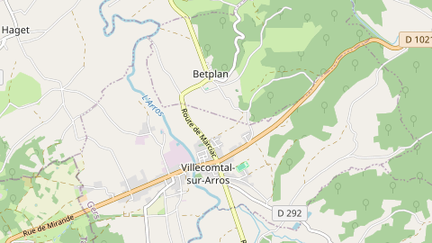 Carte de localisation de l'évènement