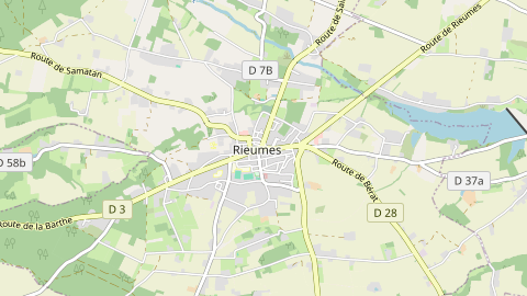 Carte de localisation de l'évènement