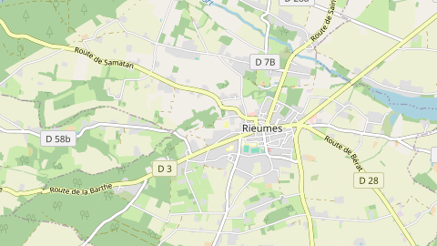 Carte de localisation de l'évènement