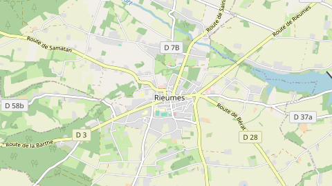 Carte de localisation de l'évènement