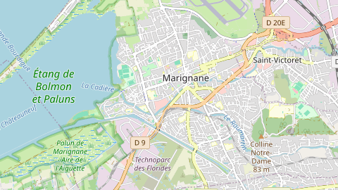 Carte de localisation de l'évènement