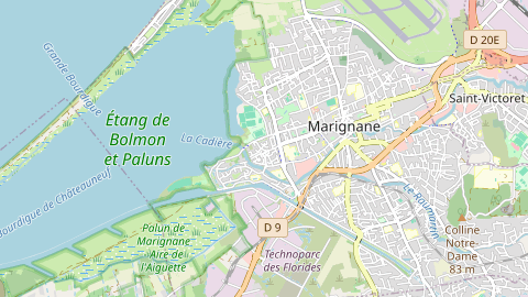 Carte de localisation de l'évènement