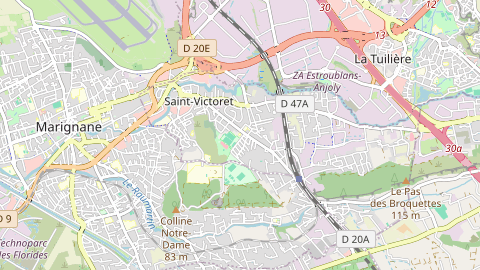 Carte de localisation de l'évènement