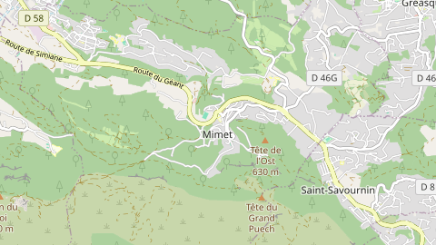 Carte de localisation de l'évènement