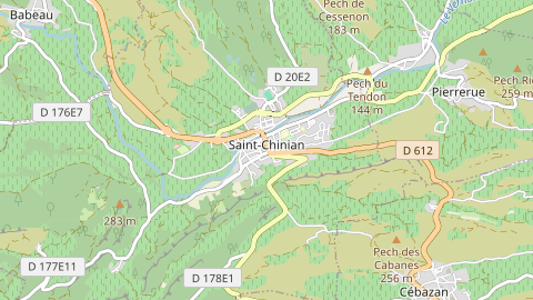 Carte de localisation de l'évènement
