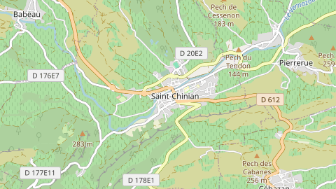 Carte de localisation de l'évènement