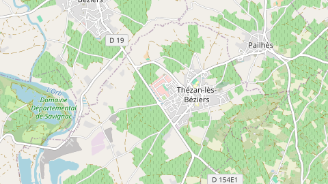 Carte de localisation de l'évènement