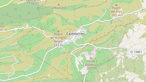Carte de localisation de l'évènement