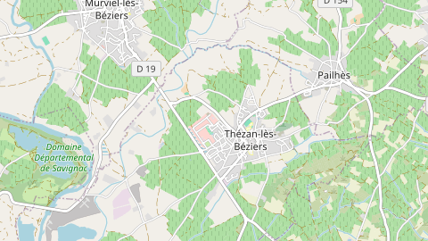 Carte de localisation de l'évènement