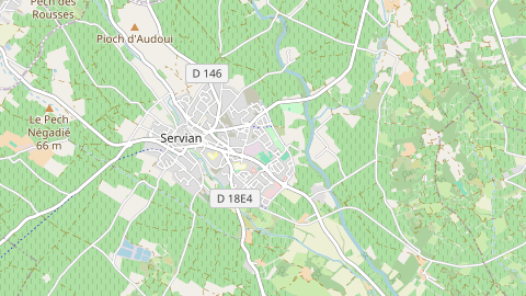 Carte de localisation de l'évènement
