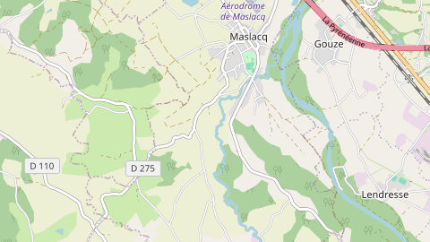 Carte de localisation de l'évènement