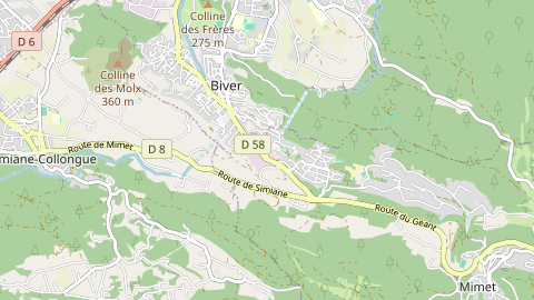 Carte de localisation de l'évènement