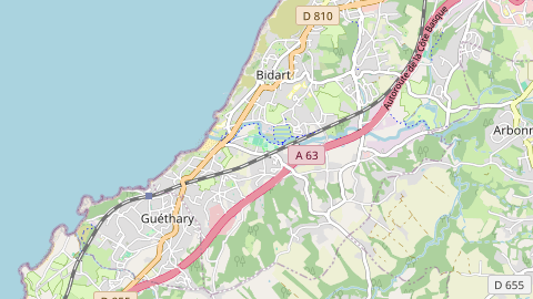 Carte de localisation de l'évènement