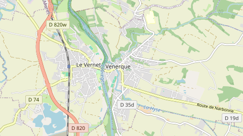 Carte de localisation de l'évènement