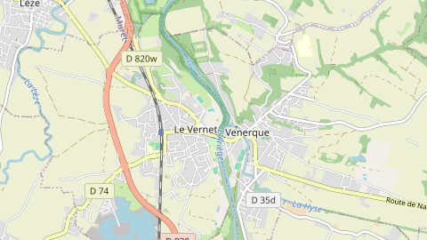 Carte de localisation de l'évènement