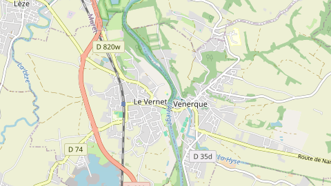 Carte de localisation de l'évènement