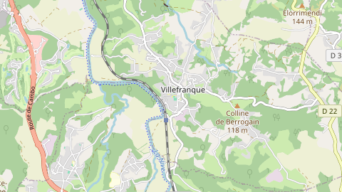 Carte de localisation de l'évènement