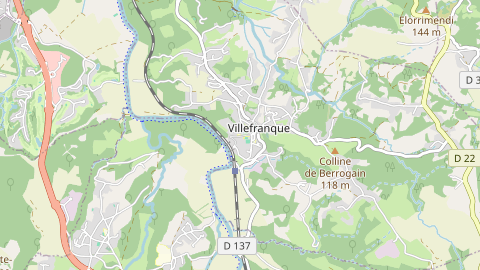 Carte de localisation de l'évènement