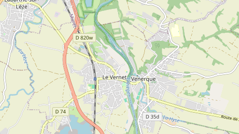 Carte de localisation de l'évènement