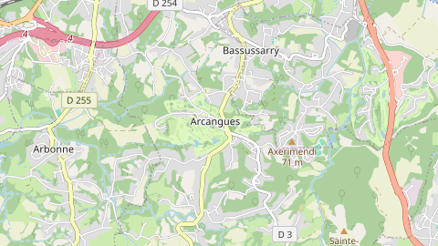 Carte de localisation de l'évènement