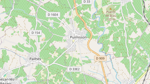 Carte de localisation de l'évènement