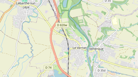 Carte de localisation de l'évènement