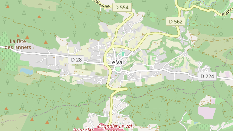 Carte de localisation de l'évènement