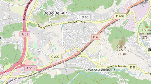 Carte de localisation de l'évènement