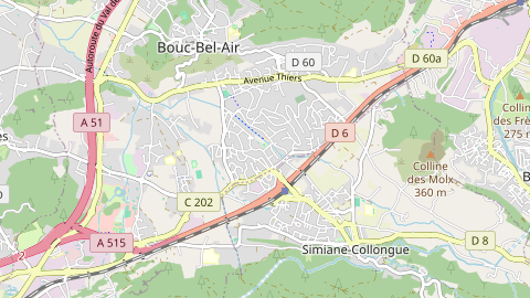 Carte de localisation de l'évènement