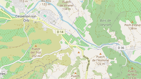 Carte de localisation de l'évènement