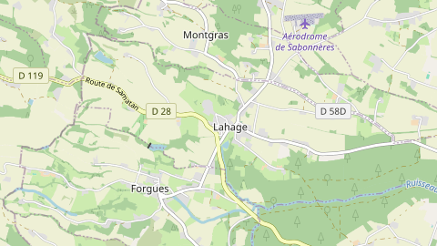 Carte de localisation de l'évènement