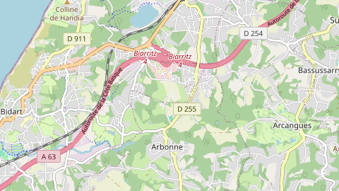 Carte de localisation de l'évènement