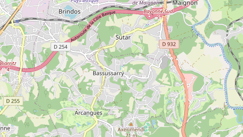Carte de localisation de l'évènement