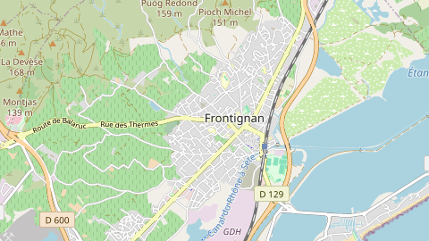 Carte de localisation de l'évènement